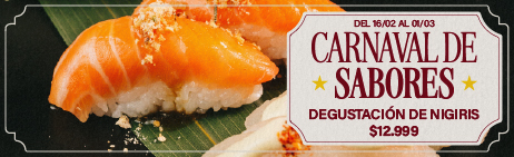 Imagen de Carnaval de Sabores - Degu de nigiris